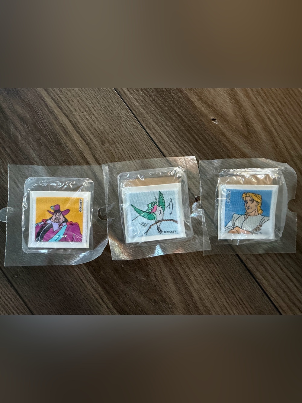 Vintage ‘95 Disney Pocahontas Embroidered Patches| 3, Sealed | General Mills